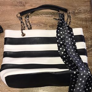 Black and White Aldo Bag